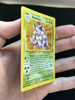 Pokemon TCG Nidoking Holo Card Base Set 11/102 1999 - Image 3