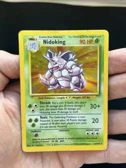 Pokemon TCG Nidoking Holo Card Base Set 11/102 1999 - Image 4