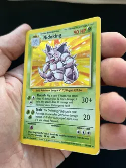 Pokemon TCG Nidoking Holo Card Base Set 11/102 1999 - Image 5