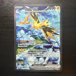 Zapdos ex 202/165 SIR SV: Scarlet & Violet 151 - Pokemon Card - NM - Image 1