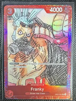 Bandai ONE PIECE Card Game Alt Art Foil 3-Card Lot Franky Jinbe Usopp - Image 2