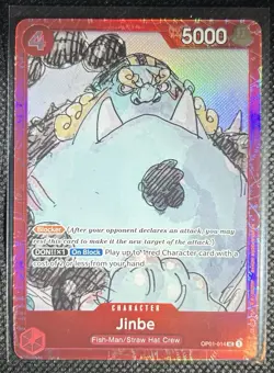 Bandai ONE PIECE Card Game Alt Art Foil 3-Card Lot Franky Jinbe Usopp - Image 4