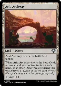 1 x Arid Archway - Outlaws of Thunder Junction - NM-Mint - MTG - Image 1
