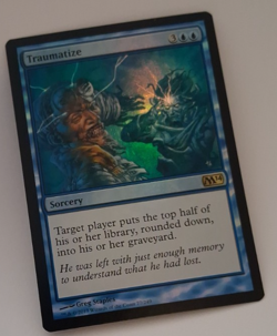 Traumatize Foil EX Core Set 2014 M14 Magic the Gathering MTG - Image 3