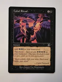 Cabal Ritual 51/143 - Torment Magic The Gathering Common Lightly Played Non-Foil - Image 1