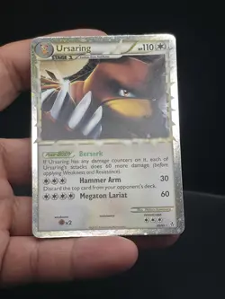Ursaring Prime Holo Rare HG&SS Unleashed Pokemon Card 89/95 Nm - Image 3