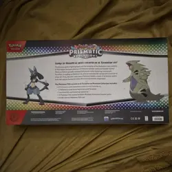 Pokemon Company Int’l Pokemon TCG Prismatic Evolutions Lucario/Tyranitar Box - Image 2