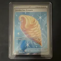 Pokemon TCG Jumbo Ice Cream 109/086 CR1 Chaos Rising Foil 1st Ed Ultra Rare - Image 1