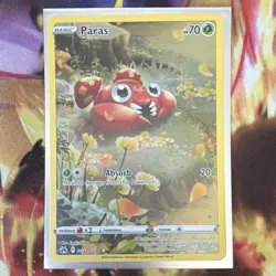 Pokemon Paras Full Art Holo Rare GG32/GG70 Crown Zenith GG Basic 70 HP - Image 1