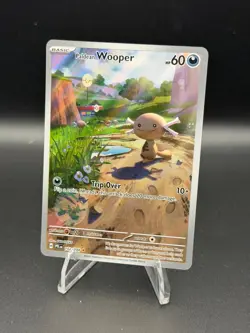 Paldean Wooper 102/094 Illustration Rare Phantasmal Flames Pokemon Near Mint - Image 1