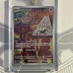 Pokemon Drowzee 210/198 SV01 Scarlet & Violet Illustration Rare Holo in Mag - Image 1