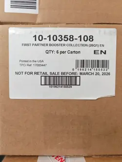 Pokemon TCG | First Partner Illustration Collection: Series 1 | Sealed Case of 6 - Image 1