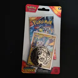 3 Pokemon Scarlet & Violet—Surging Sparks 1-Pack Blister Pachirisu Promo Coin - Image 3