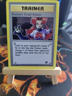 Pokemon TCG Rocket's Sneak Attack Team Rocket 72/82 Regular Rare - Image 1