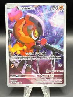Charcadet MEP 022 Phantasmal Flames Pokemon Center Stamped Black Star Promo - Image 1