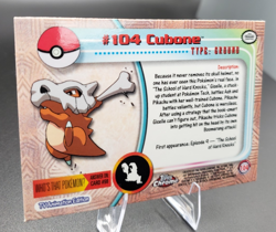 2000 Topps Chrome Series 2 - Pokemon Cubone #104 - Image 5