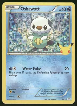 Oshawott 021/025 Promo McDonald's 25th Anniversary Promos Pokemon Holo Near Mint - Image 1