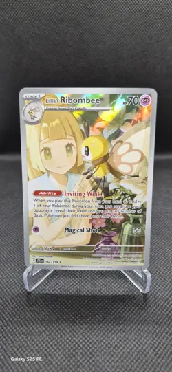 Lillie's Ribombee 164/159 Illustration Rare Pokemon TCG SV09:Journey Together - Image 1