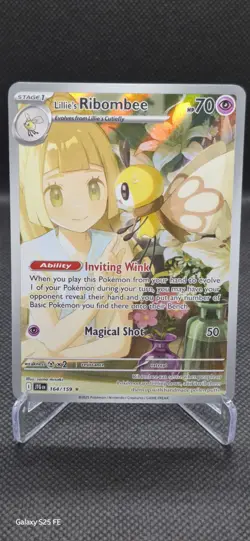 Lillie's Ribombee 164/159 Illustration Rare Pokemon TCG SV09:Journey Together - Image 2