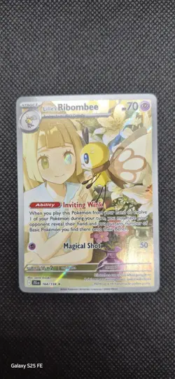 Lillie's Ribombee 164/159 Illustration Rare Pokemon TCG SV09:Journey Together - Image 3