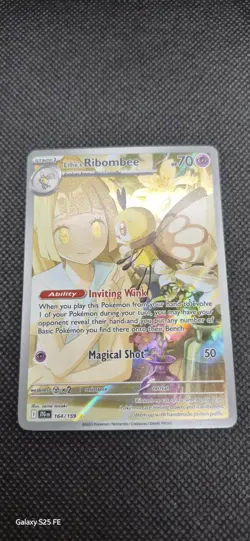Lillie's Ribombee 164/159 Illustration Rare Pokemon TCG SV09:Journey Together - Image 4