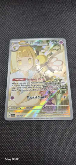 Lillie's Ribombee 164/159 Illustration Rare Pokemon TCG SV09:Journey Together - Image 5