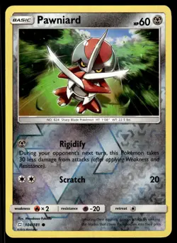 PAWNIARD - 104/181 Common Team Up Pokemon Reverse Holo NM - Image 1