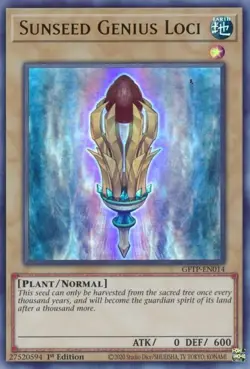Sunseed Genius Loci GFTP-EN014 1st ED Yu-Gi-Oh! - Image 1