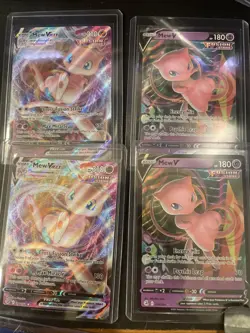 Pokemon Cards Mew EX V VMAX Lot Pristine 114/264, 113/264, 151/165 - Image 4