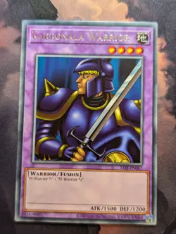 Yugioh 25th Anniversary - Karbonala Warrior - LOB-EN067 - Rare - VLP/NM - Image 1