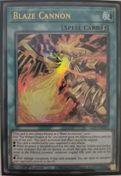 YuGiOh Blaze Cannon Ultra Rare 1st Edition LED7-EN005 - Image 1