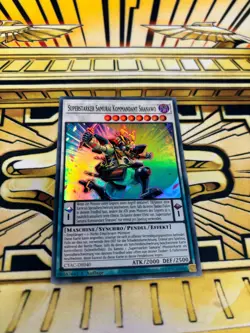 Yugioh Superstarker Samurai Kommandant Shanawo CYAC-DE040 Super Rare - Image 1