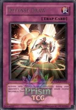 Defense Draw rare TDGS-EN065 Yugioh - Image 1