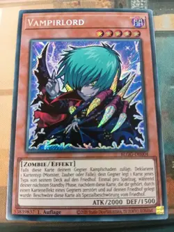 Vampirlord BLGG-DE004 Chibi Secret Rare DE NM Yugioh - Image 1