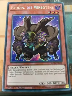 Exodia, Die Verbotene BLGG-DE002 Chibi Secret Rare DE NM Yugioh - Image 1