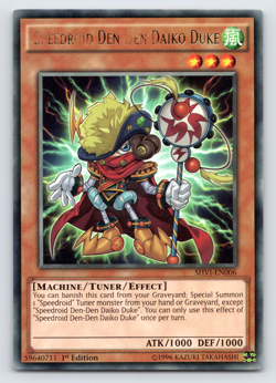 Speedroid Den-Den Daiko Duke - SHVI-EN006 - Rare - 1st Edition - Yugioh - Image 1