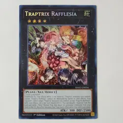 Traptrix Rafflesia - RA02-EN034 - Secret Rare - NM - 1st ed - Yugioh - Image 1