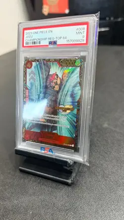 2023 One Piece Regional Championship Top 64 Jozu #OP02-008 PSA 9 - Image 2