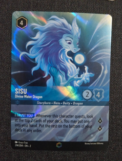 Disney Lorcana RoTF Floodborn Enchanted Sisu Divine Dragon EN NM Rare - Image 2