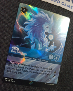 Disney Lorcana RoTF Floodborn Enchanted Sisu Divine Dragon EN NM Rare - Image 3