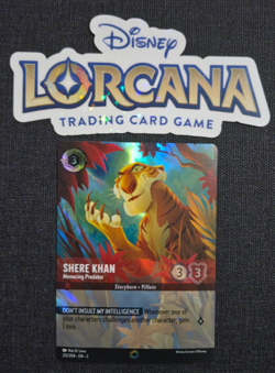 Disney Lorcana RoTF Floodborn Enchanted Shere Khan Menacing Predator EN NM Rare - Image 1