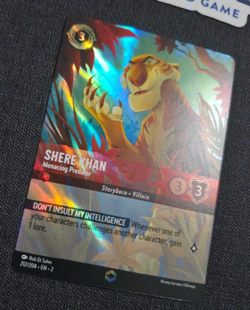 Disney Lorcana RoTF Floodborn Enchanted Shere Khan Menacing Predator EN NM Rare - Image 4