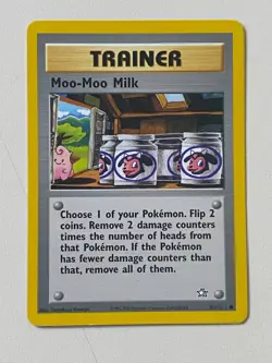 Pokemon - Moo-Moo Milk 101/111 - Neo Genesis LP - Plus Free Card - Image 1