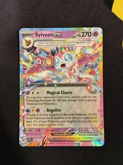 Pokemon Trading Card Sylveon ex 086/191 Holofoil Prismatic Evolutions NM - Image 1