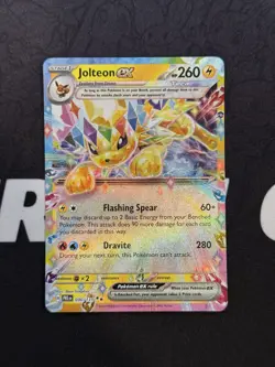 Pokemon Trading Card Jolteon ex 030/131 Sv: Prismatic Evolutions Holo LP+ - Image 1