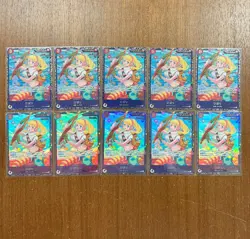 One Piece Card Game JP 10x Hibari OP11-010 Flagship TOP 8 PRIZE For Asia - Image 1