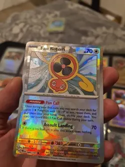Fan Rotom 085/131 Masterball Reverse Holo Prismatic Evolutions Pokemon Card NM - Image 1