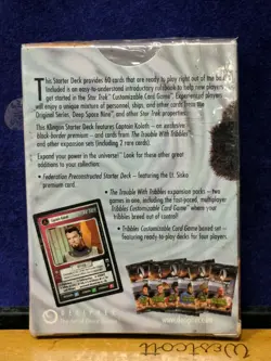 New Star Trek The Trouble With Tribbles Klingon Starter Deck Card Game Pre Con - Image 2