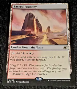 Sacred Foundry - Edge of Eternities Regular MTG 0256 Magic The Gathering - Image 1