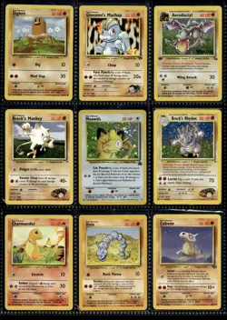 Vtg Pokemon Card Collection Lot Base Set 1st Edition Promo Binder Holos WOTC - Image 1